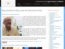 Tablet Screenshot of elementovital.com.ar